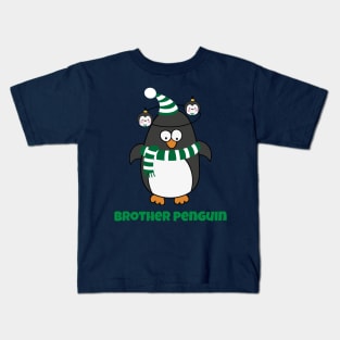 Christmas Penguin Pajama Costume Brother Penguin Shirt T-Shirt Kids T-Shirt